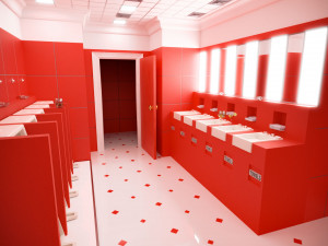 The Shining 1980 - Overlook Hotel - The Red Bathroom Modelo 3D