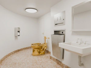 Museum Van Gogh Solomon R Guggenheim - Toilet Emas Donald Trump Model 3D