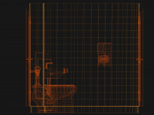 Van Gogh Solomon R Guggenheim Museum - Donald Trump Golden Toilet 3D Model
