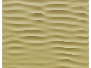 Tillable Desert Beach Sand Dunes with Height Map 3D Model