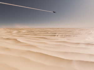 3D Desert Sand Dunes Sea - Tillable Terrain Low-poly 3D Model