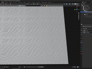 3D Desert Sand Dunes Sea - Tillable Terrain Low-poly Modello 3D