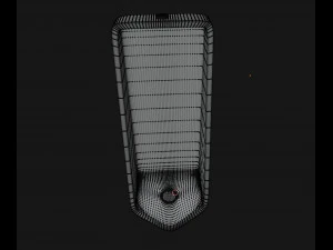 Tall Urinal 3D Model