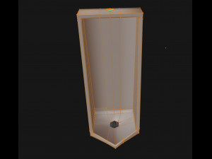 Tall Urinal Modello 3D