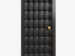 Tufted Leather Door 3D Model