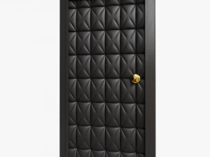 Tufted Leather Door 3D Model