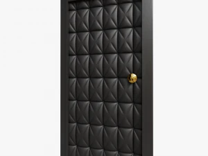 Tufted Leather Door 3D Model