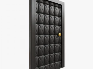Tufted Leather Door 3D Model