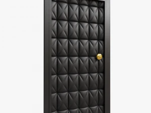 Tufted Leather Door 3D Model