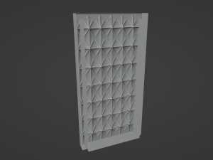 Tufted Leather Door 3D 모델