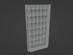 Tufted Leather Door 3D Model