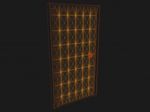 Tufted Leather Door 3D 모델