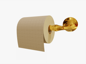 Toilet Paper Towels with Racks 3D Model