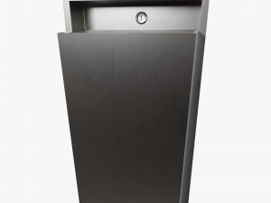 Wall-mounted Waste Receptacle 3D Model