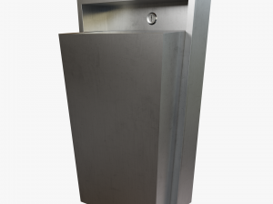 Wall-mounted Waste Receptacle 3D Model