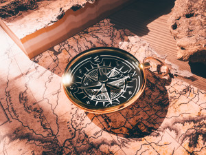 Vintage Compass 3D-Modell