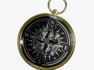 Vintage Compass 3D Model