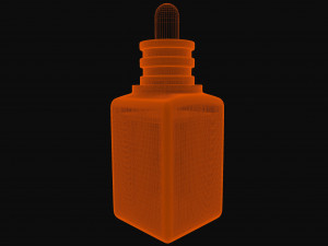 Serum Bottle Template - Packed Blender File 3D मॉडल