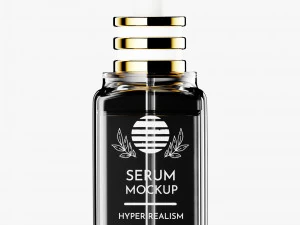 Modello bottiglia di siero - File del frullatore compresso Modello 3D