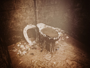Clogged Filthy Dirty Toilet Modèle 3D