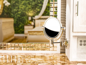 Antique Renaissance Makeup Mirror Vanity Table Model 3D