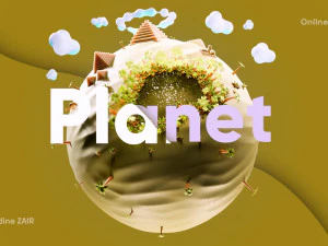 Blender 3D VDM Sculpting for Intermediates Your First Egyptian Desert Miniature Planet 3D Tutorials