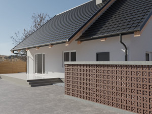 Breeze Blocks Wall Patterns Modèle 3D