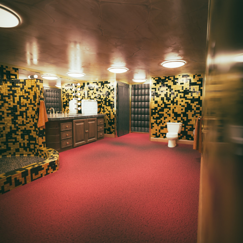 Elvis Presley Graceland Bathroom Interior 3D Модель .c4d .max .obj .3ds .fbx .stl .blend 