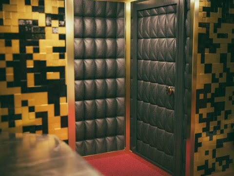 Elvis Presley Graceland Bathroom Interior 3D Модель