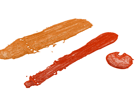 12 Paint and Cosmetic Cream Smears and Smudges s Model 3D