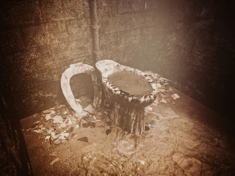 Trainspotting 1996 - The Worst Toilet In Scotland 3D Model