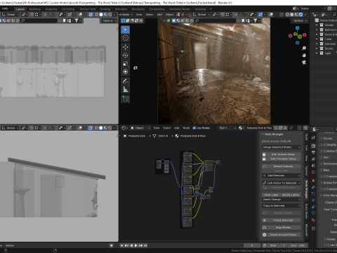 Trainspotting 1996 - The Worst Toilet In Scotland 3D Model