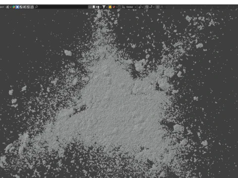 Cosmetic Dust Powder and Cooking Flour s Pack 3D Model