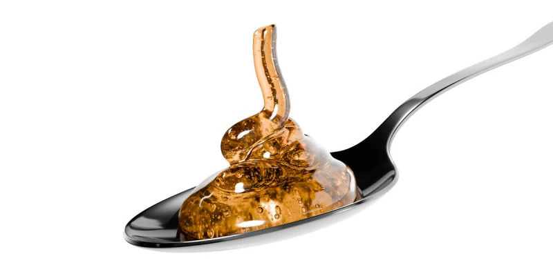 Simulazione animata di miele viscoso sul cucchiaio per spot pubblicitari in Blender 3D Modello 3D .c4d .max .obj .3ds .fbx .stl .blend