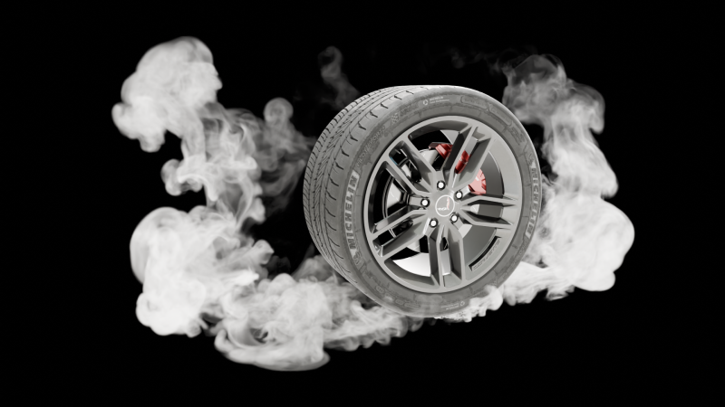 Car Tire Burnout Smoke Vbd Pack 3D Model .c4d .max .obj .3ds .fbx .stl .blend 