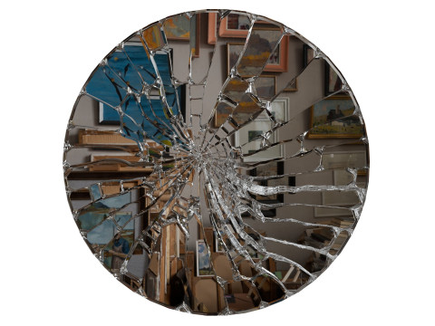 Cracked And Broken Mirrors s 3D Model