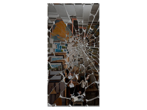 Cracked And Broken Mirrors s 3D Model