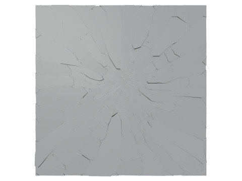 Cracked And Broken Mirrors s 3D Model