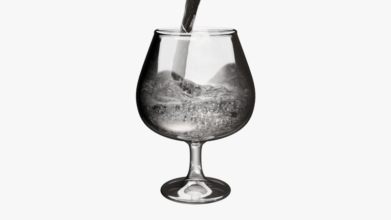 Paket mit gasförmigem kohlensäurehaltigem Wasser und Soda, Sprudel- und Blaseneffekt 3D Modell .c4d .max .obj .3ds .fbx .stl .blend 