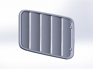 Grilles in the hood Sierra mk-1 cosworth 3D Принт Модель