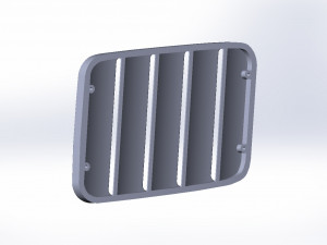 Grilles in the hood Sierra mk-1 cosworth 3D Принт Модель