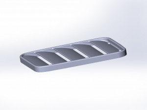 Grilles in the hood Sierra mk-1 cosworth 3D Принт Модель