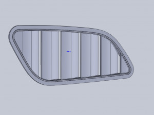 Hood vents GTRS3 big 3D Принт Модель