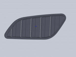 Hood vents GTRS3 big 3D Принт Модель