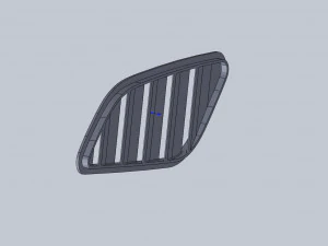 Kaput havalandırma delikleri GTRS3 b&uuml;y&uuml;k 3D Baskı Modeli