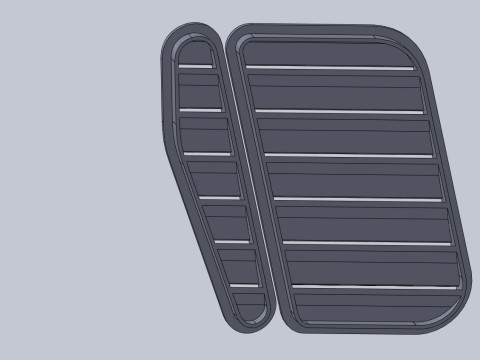 Hood Vents serie 3 e36 3D Модель