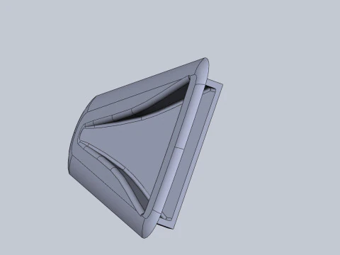 Universal air intakes nissan GTR r35 ver1 3D Model