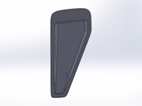Air intake in the style of Mitsubishi Lancer Evolution 2001 3D Model