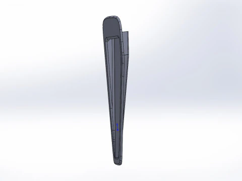 Air intake in the style of Mitsubishi Lancer Evolution 2001 3D Model