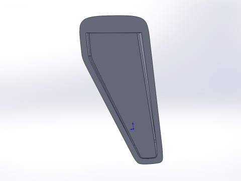 Air intake in the style of Mitsubishi Lancer Evolution 2001 Modèle 3D
